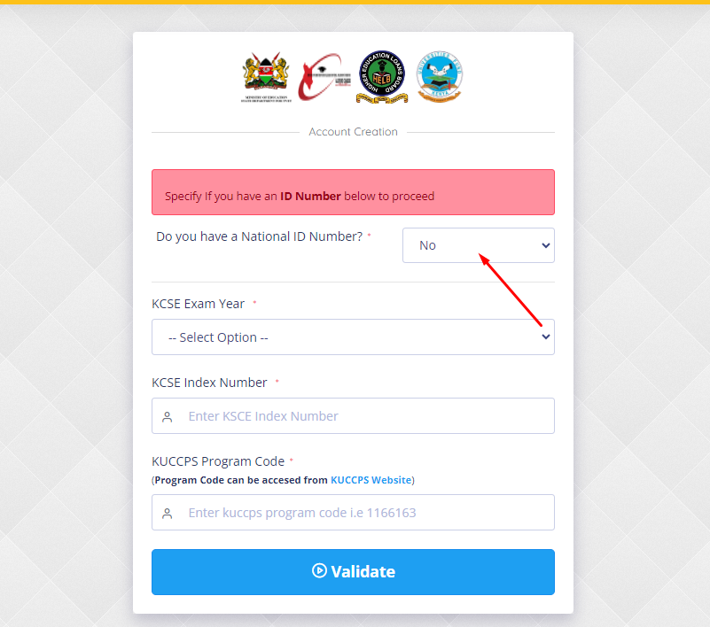 apply for HELB without ID