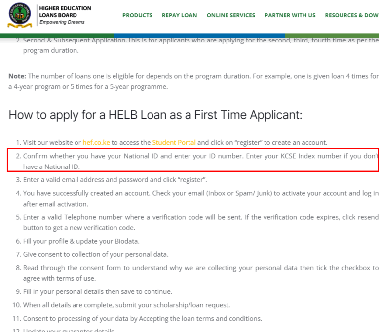 Can I Apply for HELB Without ID?
