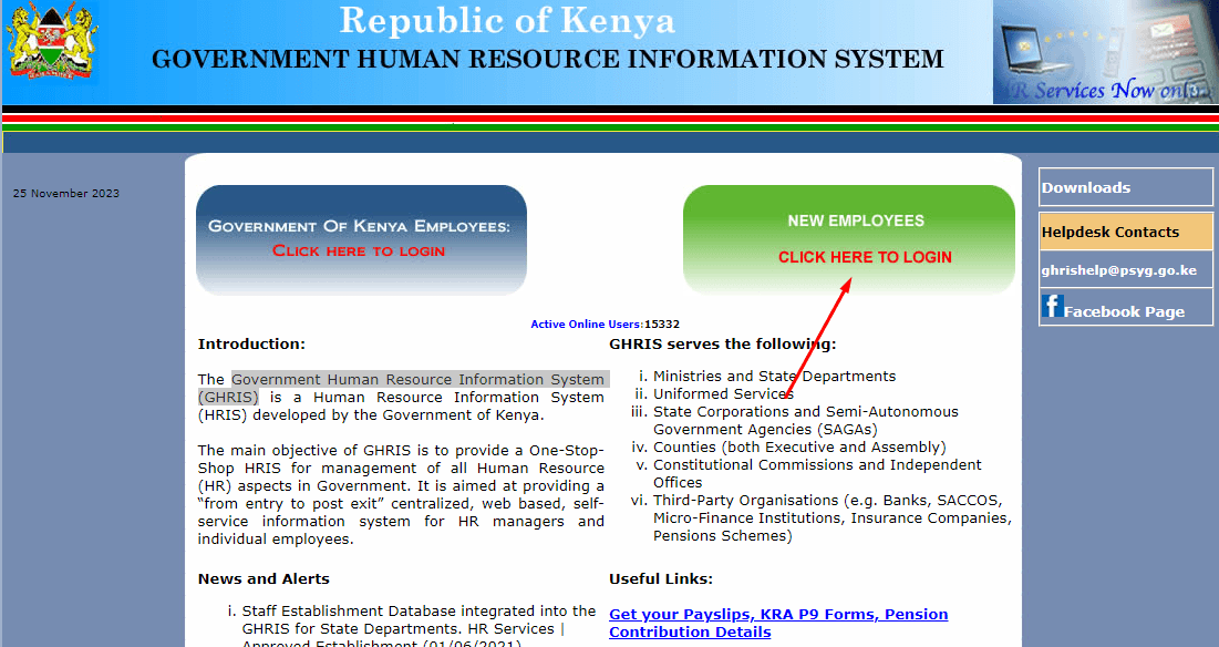 GHRIS Payslip Login Link + Guide