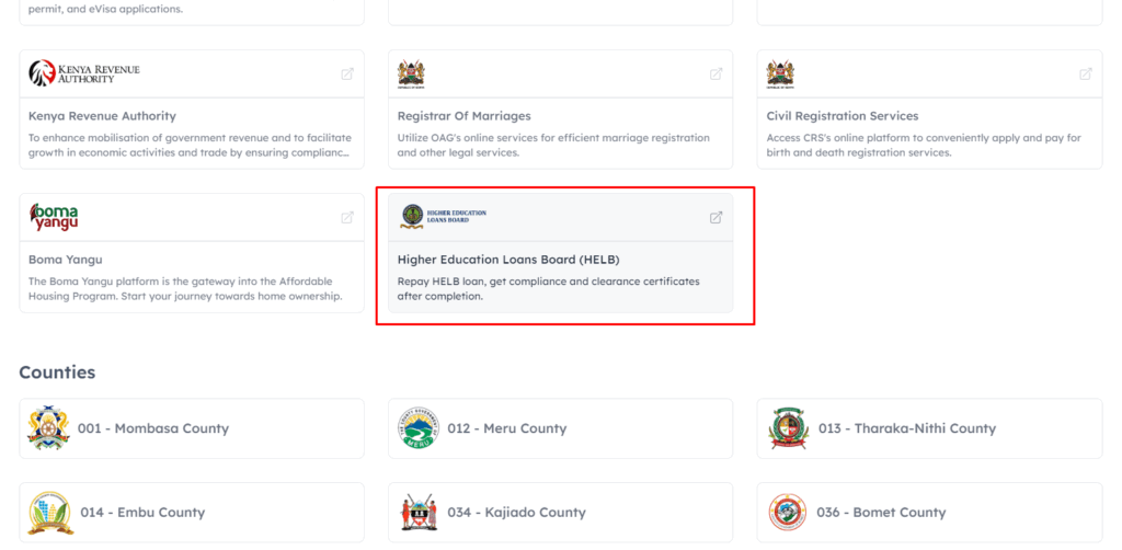 How to get HELB clearance certificate from e-citizen