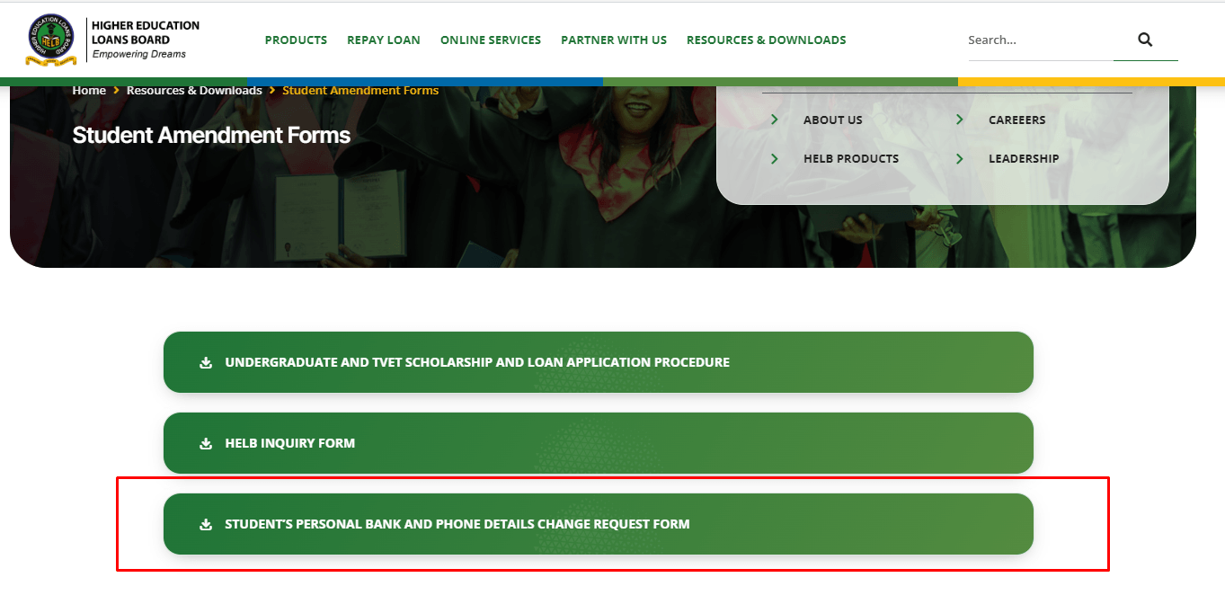How to Change HELB Phone Number (+ Form Link)