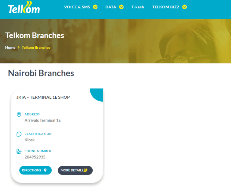 Locate Telkom Kenya branches in Nairobi easily and get access to their wide range of services. Find the closest branch now!