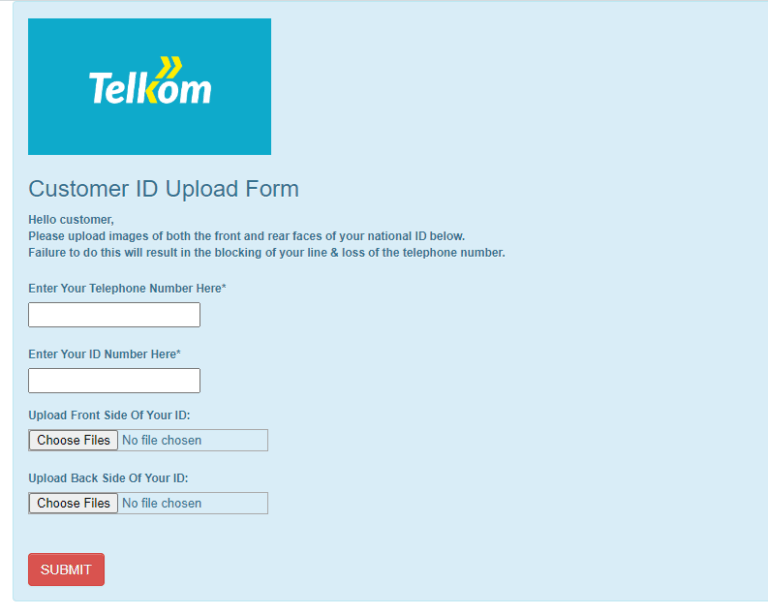 Telkom Kenya Online SIM Registration
