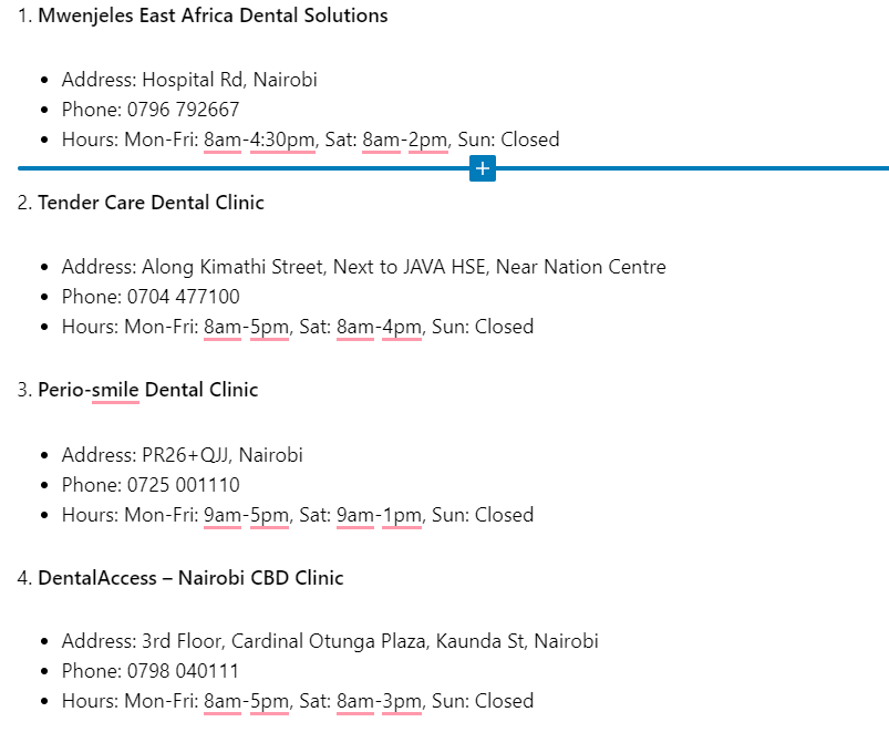 #5 Dental Clinics in Nairobi That Accept NHIF