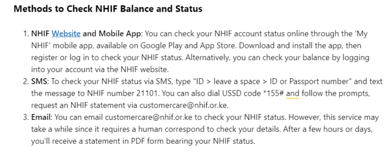 How to Check NHIF Balance (3 Easy Steps)