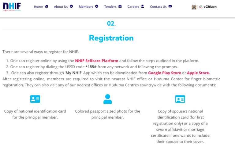 How to Register for NHIF (Online + USSD + App)