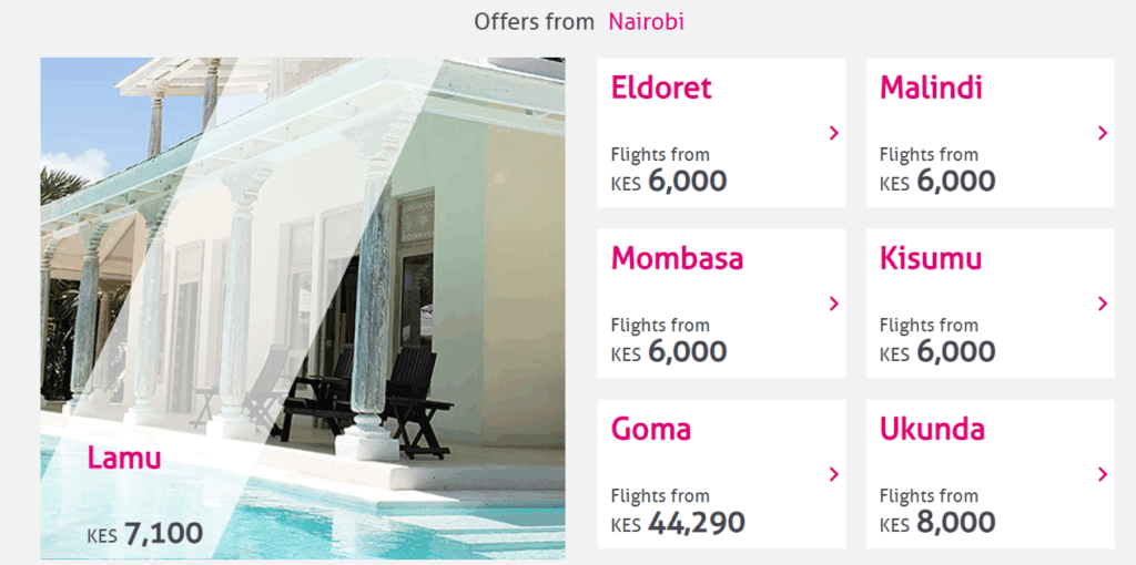 Jambo jet air ticket prices