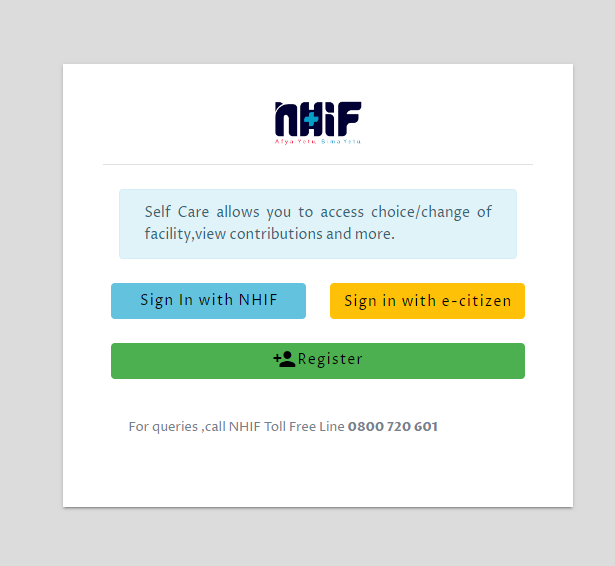 Latest NHIF Login Portal Link + Guide