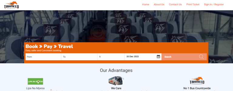 Tahmeed Online Booking Link + Guide