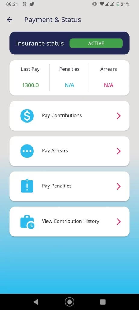 how to use nhif app