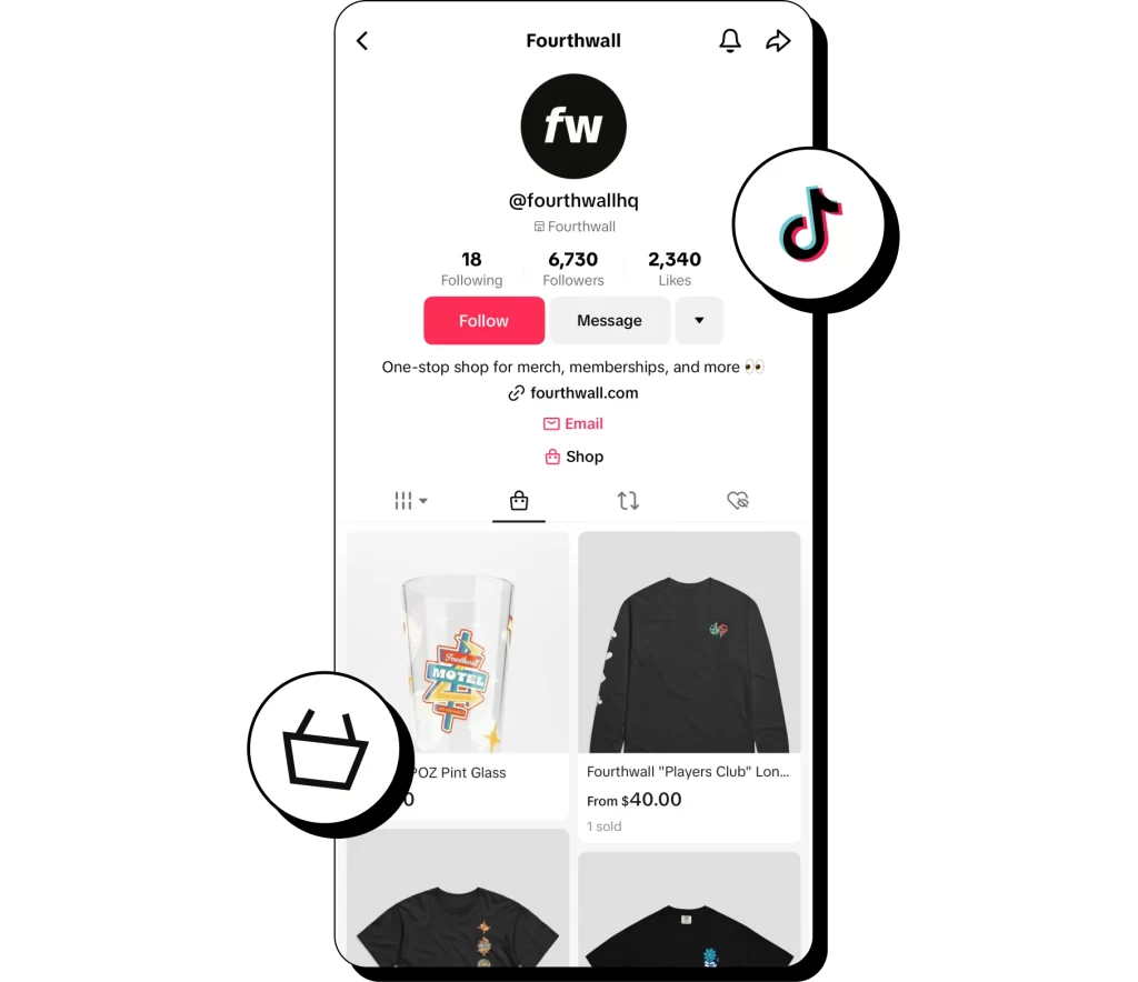 TikTok Shop Kenya product page with Buy Now button