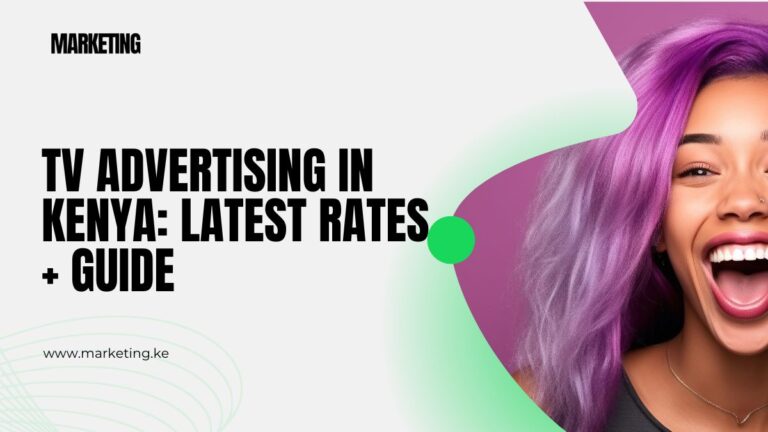 TV Advertising in Kenya: Latest Rates + Guide