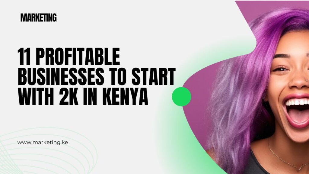 11 Profitable Businesses to Start with 2k in Kenya (2024)