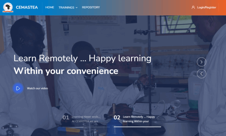 CEMASTEA e-Learning Portal Link + Guide