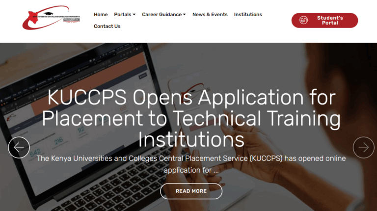 Check KUCCPS Placement Results