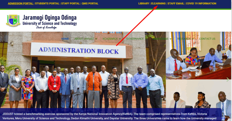 JOOUST e-Learning Portal Link + Guide