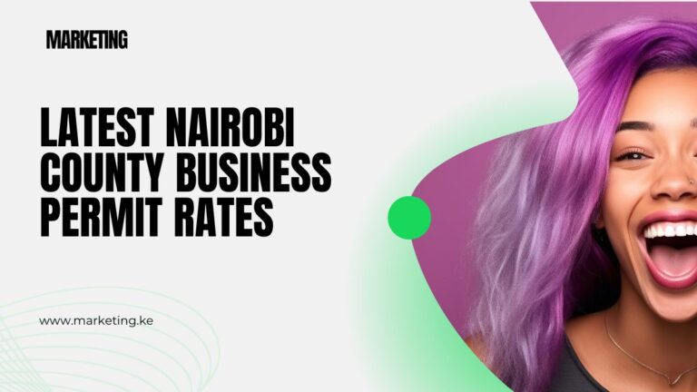 Latest Nairobi County Business Permit Rates