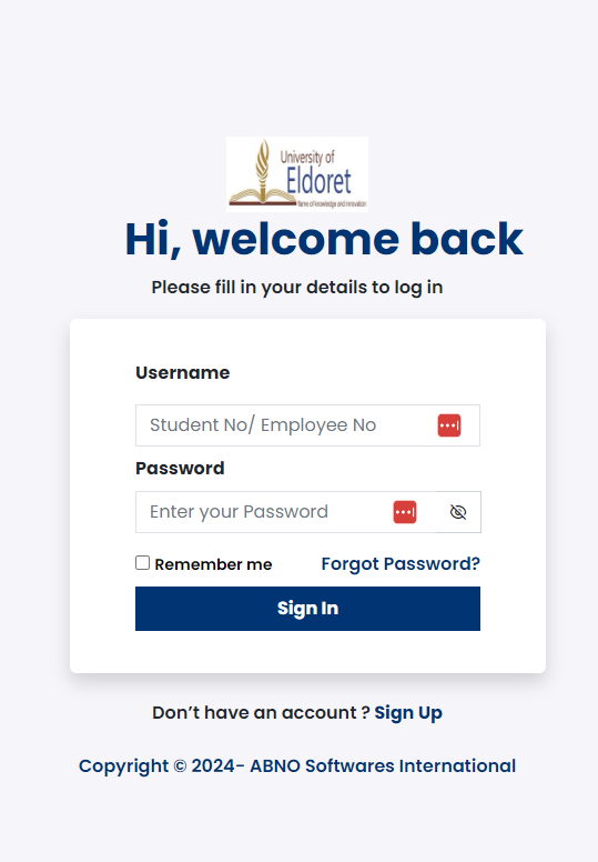 UoE student portal