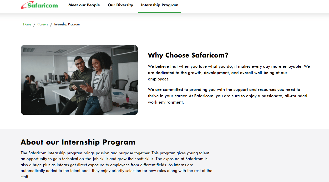 Does Safaricom Pay Interns?