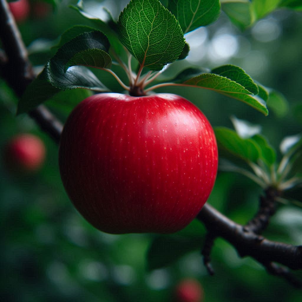 Healthy apple tree in Kenya