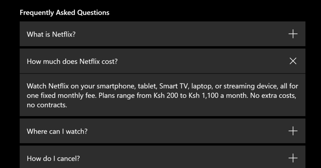 Netflix Kenya Packages: A Detailed Breakdown