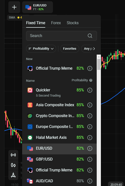 Olymp Trade also offers a wide range of trading instruments, including Forex, stocks, cryptocurrencies, and commodities.